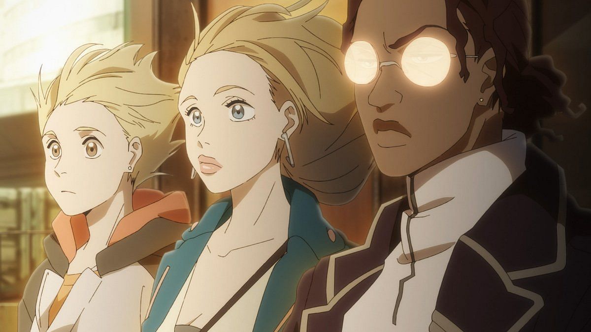 Leland, Christine, and Doug as seen in the latest installment (Image via MAPPA).